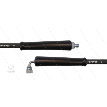 HD-Schlauch schwarz - 2SCX-10 - Forever - 50m - 1/2" DKR 90°