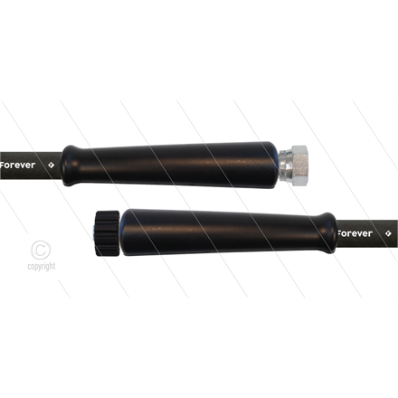 HD-Schlauch schwarz 2SCX-12 - Forever - 30m - 3/8"DKR x M22x