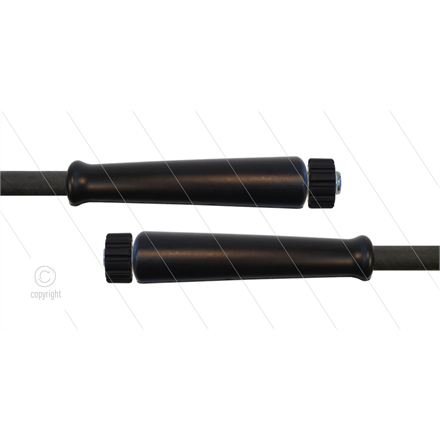 HD-Schlauch schwarz 2SN-10 - 10m - 2x M22x1,5 HV konisch - 2