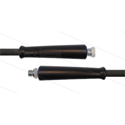 HD-Schlauch schwarz 2SN-10 - 15m - 1/2" DKR x 1/2" AGR - 2x
