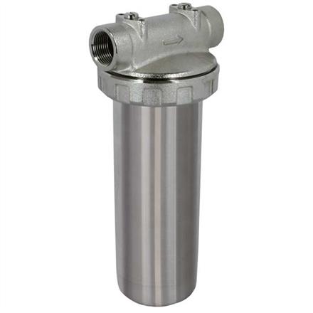 HIGH VOLUME FILTER 1"F 9-3/4" BRASS-SS