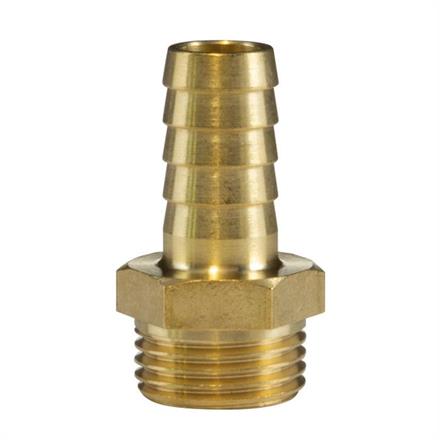 HOSE BARB 1/2"M 13MM BRASS