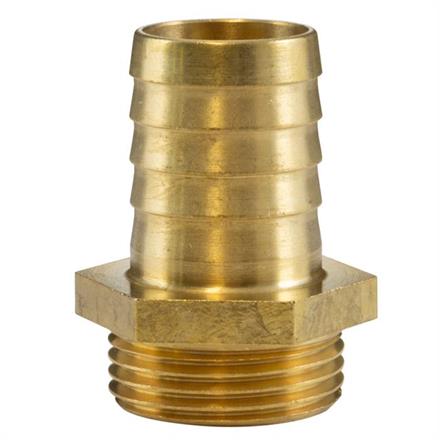 HOSE BARB 1"M 25MM BRASS