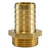 HOSE BARB 1"M 25MM BRASS
