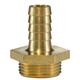 HOSE BARB 3/4"M 13MM BRASS