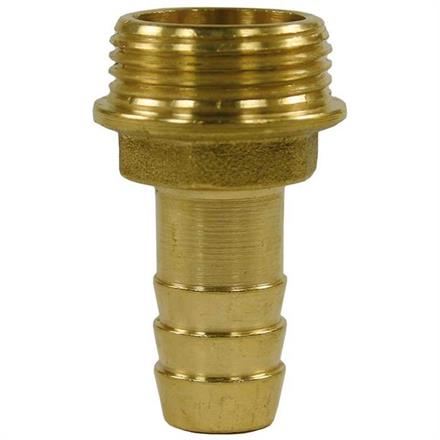 HOSE BARB 3/4"M 16MM BRASS