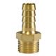 HOSE BARB 3/8"M 10MM BRASS