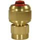 HOSE COUPLING BRASS 16/19MM (3/4") R-V