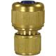 HOSE COUPLING BRASS 16/19MM (3/4")