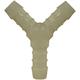 HOSE Y-BARB, PLASTIC 8 MM