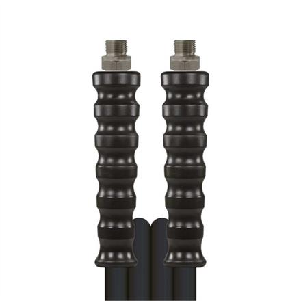 HP HOSE BLACK 1-08 ST 3/8"M 25 MTR