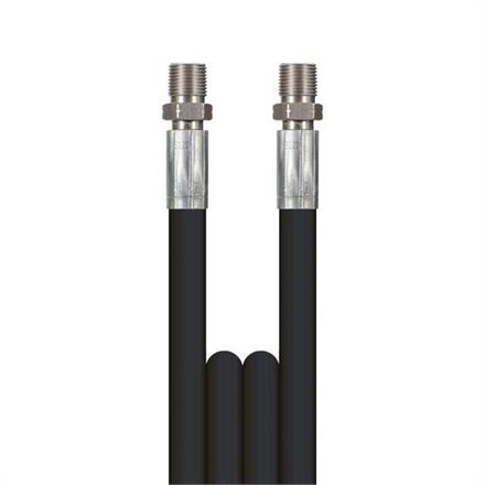 HP HOSE BLACK1-08 3/8M-NPT INOX 1,69 MTR