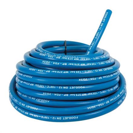 HP HOSE FOODJET DN12 BLUE 125 BAR 150°C FDA SMOOTH