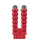 HP HOSE RED NW10-500 BAR M22F INOX 10 M.