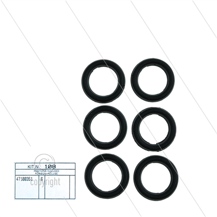 Kit 108 - Satz obere Ringe Ø16mm (6x) - Serie 47 - W928