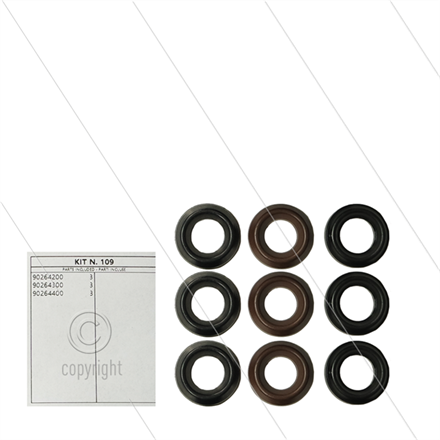 Kit 109 - Manschettensatz Ø16mm für 3 Plunger - Serie 47 - W