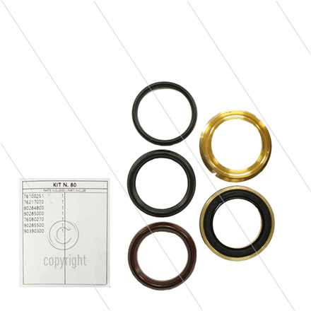 Kit 80 - kompletter Dichtsatz Ø45mm für 1 Plunger