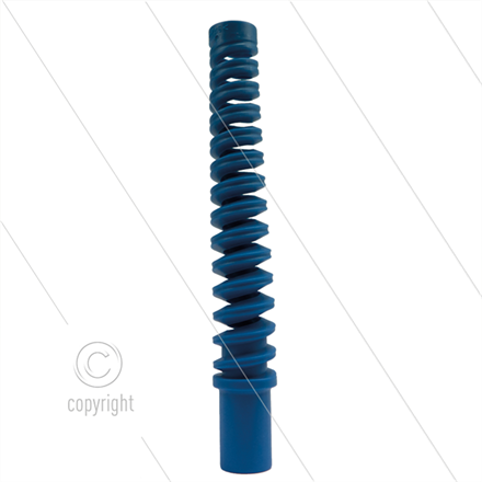 Knickschutz Spirale - 1/4" - blau - Geeignet für 1/4" Schläu