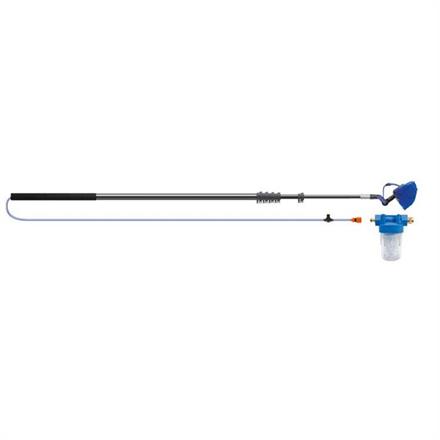 Lowpressure telescopic wash brush, filter 5"