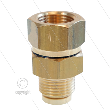 LR - Drehgelenk - Messing - Kurz - 220 Bar - 30 l/min - 3/8"