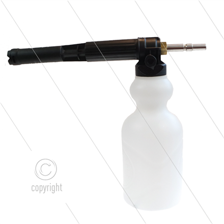 LS12 - Schaumlanze - schwarz mit Flasche 2 Ltr - Düse 1,5mm