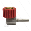 M22x1,5 - DKS - Handverschraubung rot - 5/16" Pressnippel -