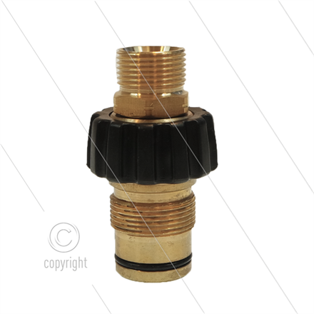 M27x1,5 verloopkoppeling - M21x1,5 bu - past op WAP