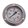 Manometer 0-600 Bar - 1/4" AG - Eingang hinten - Ø63mm - Paneleinbau