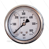 Manometer 0-600 Bar - 1/4" AG - Eingang hinten - Ø63mm