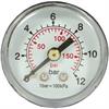 Manometer 40 mm 0-12 bar 1/8"AG Kunststoff Anschluß unten