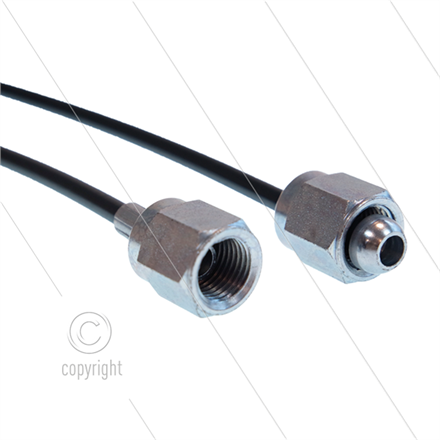 Manometerschlauch - L=400mm - 2x 1/4" IG