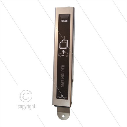 Mattenhalter für Wandmontage - VA - Abmessung HxBxT: 300x45x