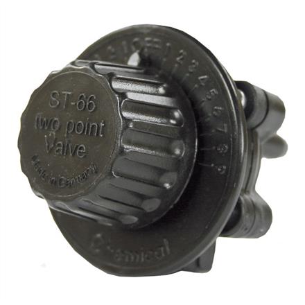METERING VALVE ST 66 BLACK
