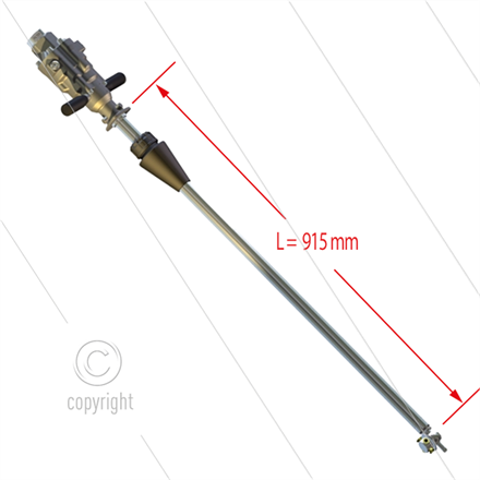 MI63 - wasserbetriebener Fassreiniger - Ø50mm - 140 Bar - 30