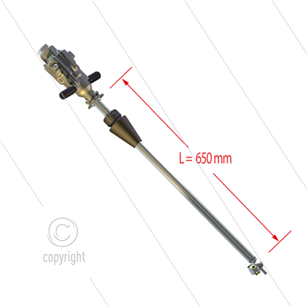 MI63A ATEX - wasserbetriebener Fassreiniger - 140 Bar - 20 b