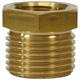 NIPPLE 3/8"F:1/2"M BRASS 400 BAR