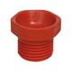 NOZZLE NUT RED PVC
