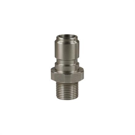 Plug ST-3100 3/8" M SS SOFT