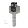 Pressnippel - Stahl - DN08 (5/16") - M18x1,5 (6L) DKOL - mit O-Ring - SW22
