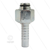 Pressnippel - Stahl - DN12 (1/2") - M22x1,5 (12L) DKOL - mit O-Ring - SW27