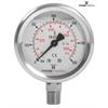 Pressure Gauge, stainless steel 0-600bar -18°bis+80°C 1/4"NPT-M GK1,6