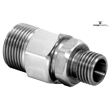 Quick Connect, brass/nickel plated VER-QVS-07 M21x1,5-M M14x1,5-M SW22