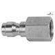 Quick connect plug - Inox G1/4"-F SW17 NW6 rostfrei