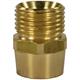 QUICK-PLUG BRASS 1/2"M:1/4"F