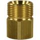 QUICK-PLUG BRASS M22X1,5:3/8"F