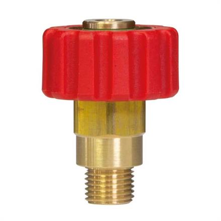 QUICK SCREW M22X1,5:1/4 M RED VITON O-RING