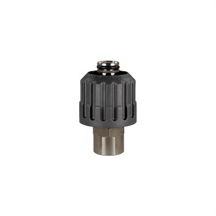 QUICK SCREW M24F:3/8F 700 BAR INOX BLACK