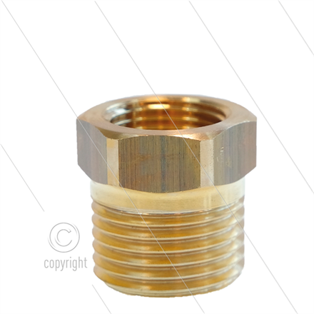 Reduzierring für STR0130 Bypas Regelventil - 70 Bar - 1/2" AG x 3/8" IG