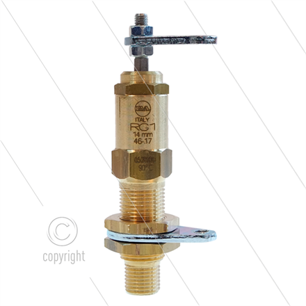 RG1 - Drehzahlregler - 15 bis 250 Bar - 160°C - Bereich 14mm - 1/4" AG - BSP