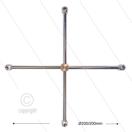 Rotorarm - TKA-4W4 - Ø200/200mm - 275 Bar - 3/8" IG - Düsen